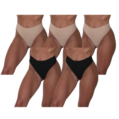 SheBare V-back Seamless underwear (5 Pack)