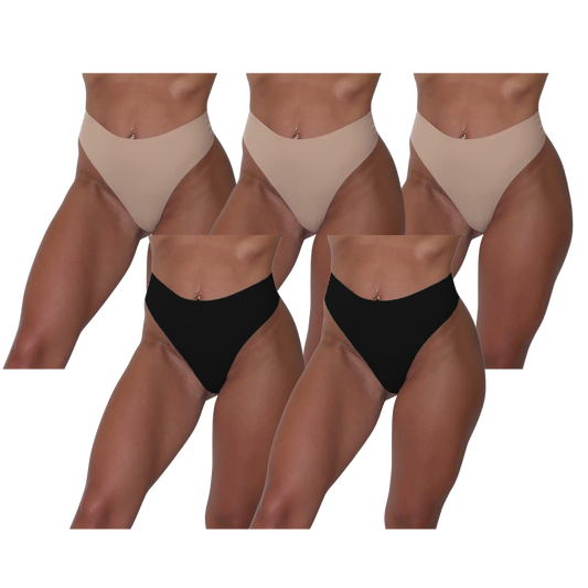 SheBare V-back Seamless underwear (5 Pack)