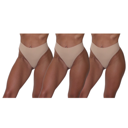 SheBare V-Back Seamless Underwear (3 Pack)